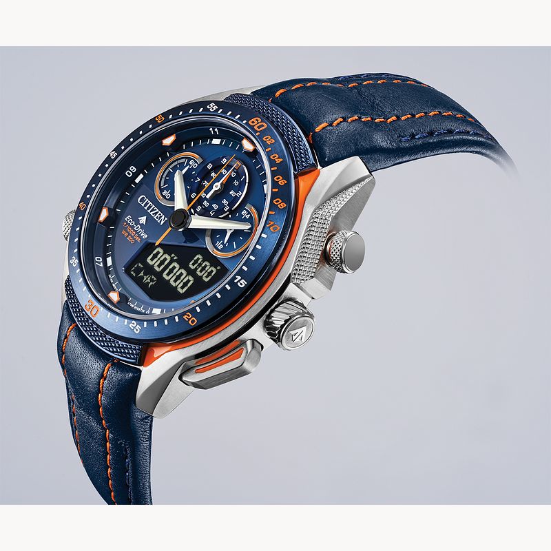 Citizen Promaster SST Eco Drive Grey Black Dial Watch CITIZEN